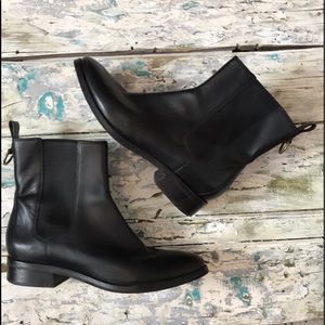 Cole Haan black leather boots